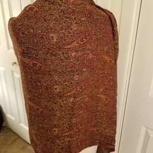 Rich paisley pashmina